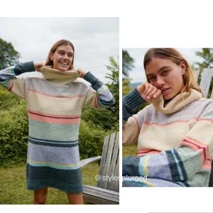 NWT ANTHRO Daily Practice Turtleneck Jumper Dress size small